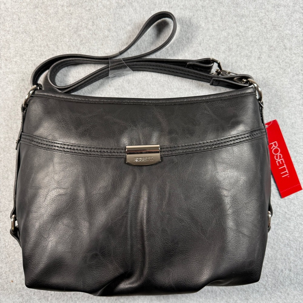 Rosetti Round About Reface Convertible Shoulder Bag Black NWT
